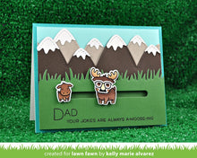 Load image into Gallery viewer, stitched mountain borders