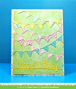 happy birthday line border