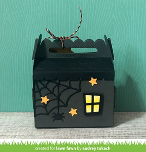 scalloped treat box haunted house add-on