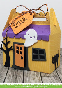 scalloped treat box haunted house add-on