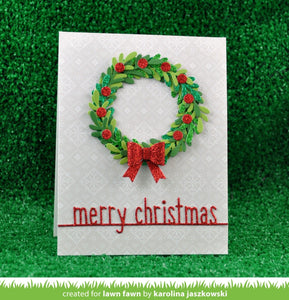 merry christmas line border