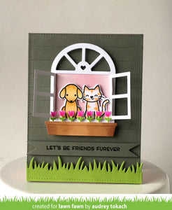 grassy border