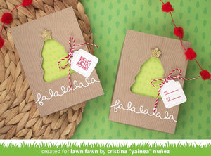 stitched christmas tree frames