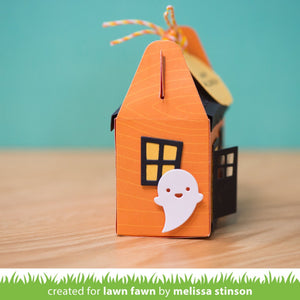 scalloped treat box haunted house add-on