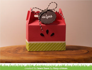 scalloped treat box