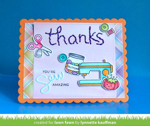 embroidered thanks