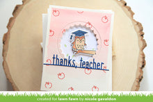 Load image into Gallery viewer, thanks, teacher line border
