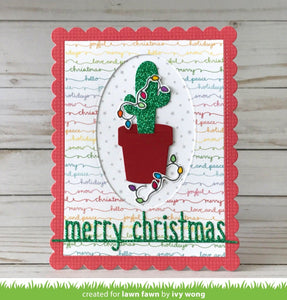 merry christmas line border