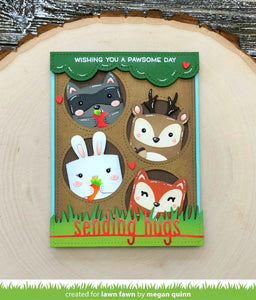 sending hugs line border